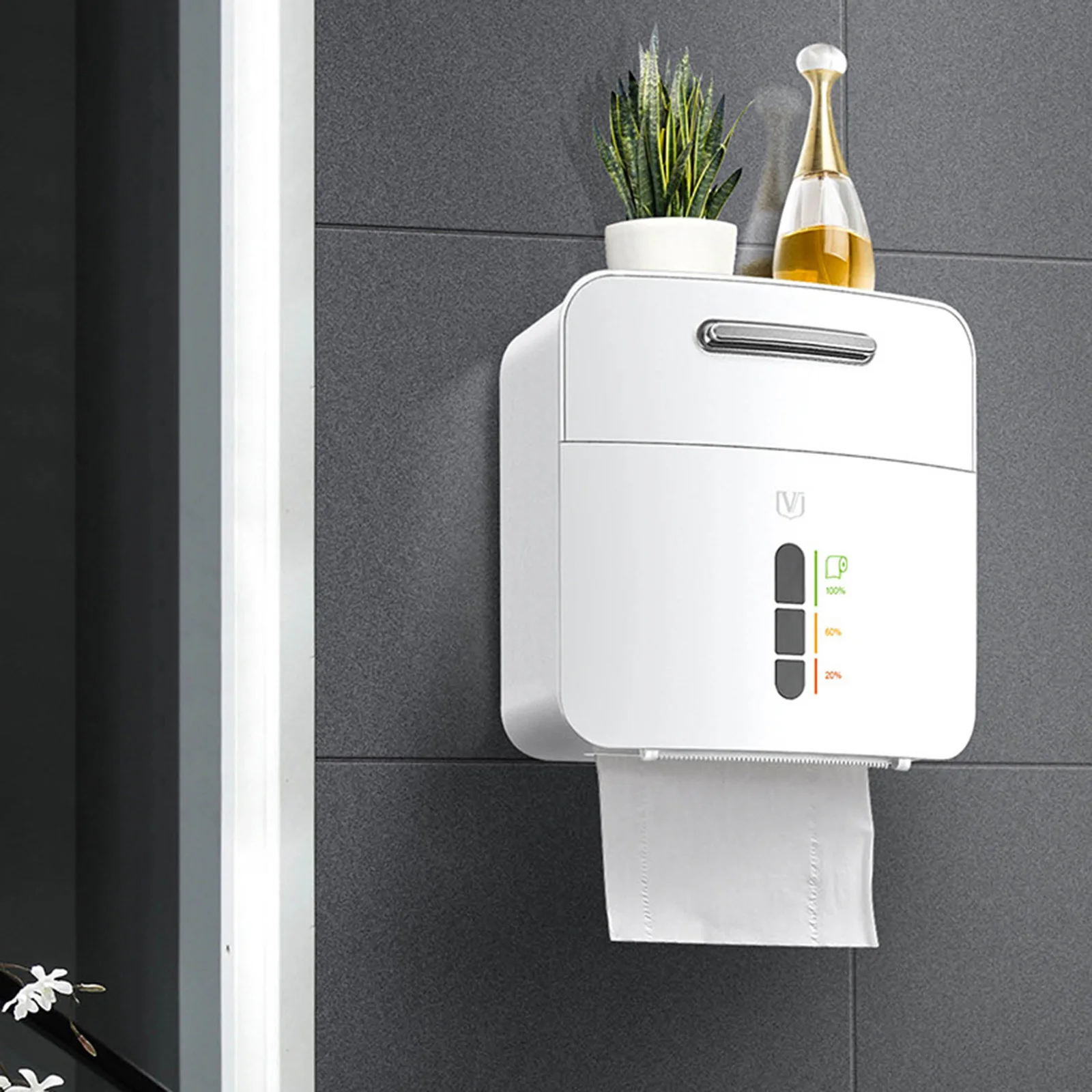 Водонепроницаемый настенный держатель для туалетной бумаги поднос рулонная