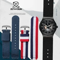 17mm 19mm men and women canvas nylon watchband for swatch nato watch belt strap watch accessories refit bracelet wristband