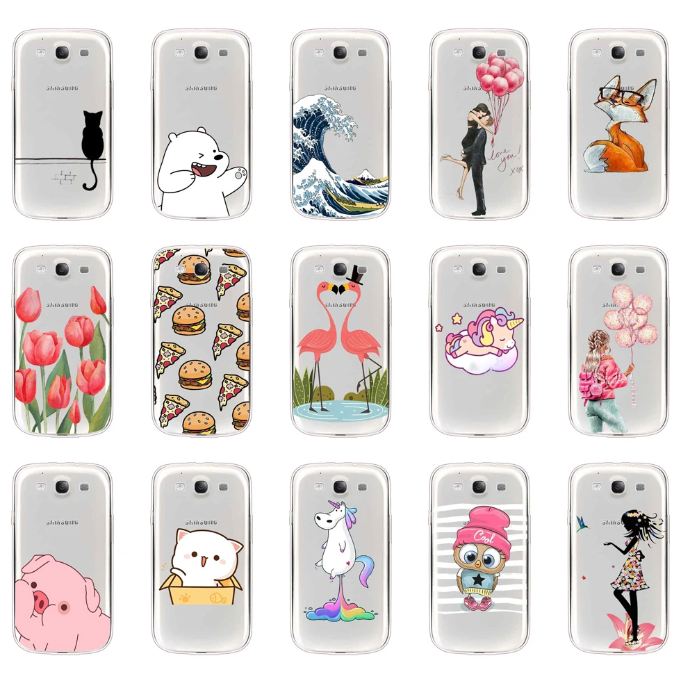 Мягкие чехлы из ТПУ для Samsung I9300 Galaxy S III LTE S3 I9305 I9308 I747 GT-I9300 GT-I9301 S3 Neo