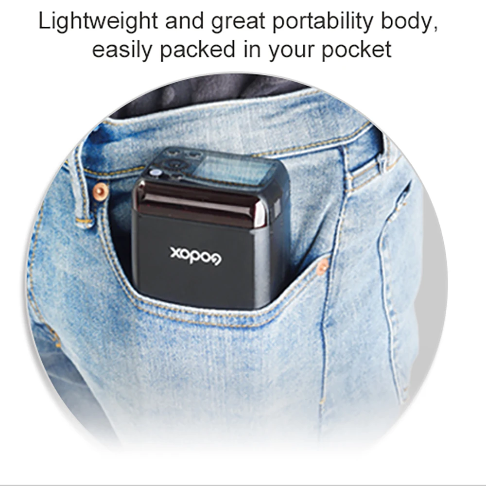 GODOX AD200 TTL 2.4G HSS 1/8000s Pocket Flash Light 2900mAh Flashlight for Canon Nikon Sony Fujifilm Speedlite Studio | Электроника