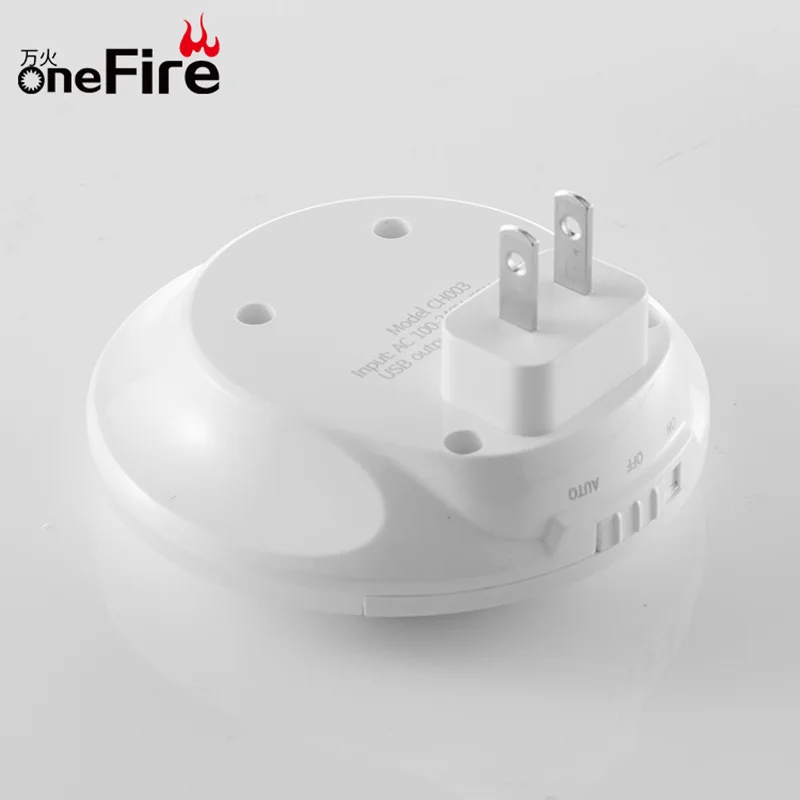 Onefire Ночной Свет Для Дома Датчик Движения Огни туалет / туалет светодиодный Ночной Датчик Света Лампа USB Прикроватная Для Вилки Спальни