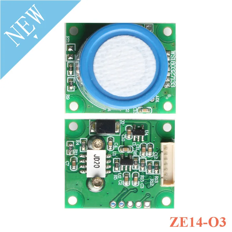ZE14-O3 Модуль датчика газа Ozone O3 ZE14 с UART/аналоговым напряжением/ШИМ-выходом волны