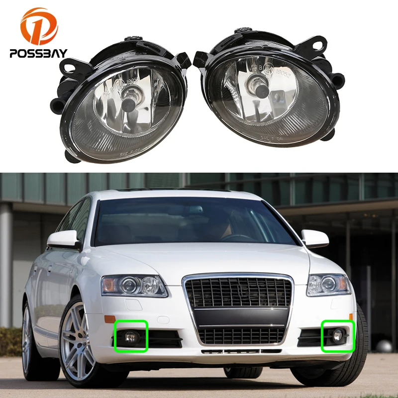 

Автомобильные противотуманные фары в сборе, передние левые правые боковые ходовые огни для Audi A6 C6 Quattro 2005 2006 2007 2008, автомобильные аксессуары