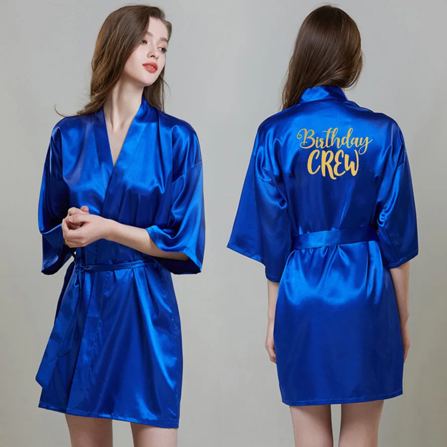 Свадебное платье подружки невесты для дня рождения и халат команды кимоно Халат |