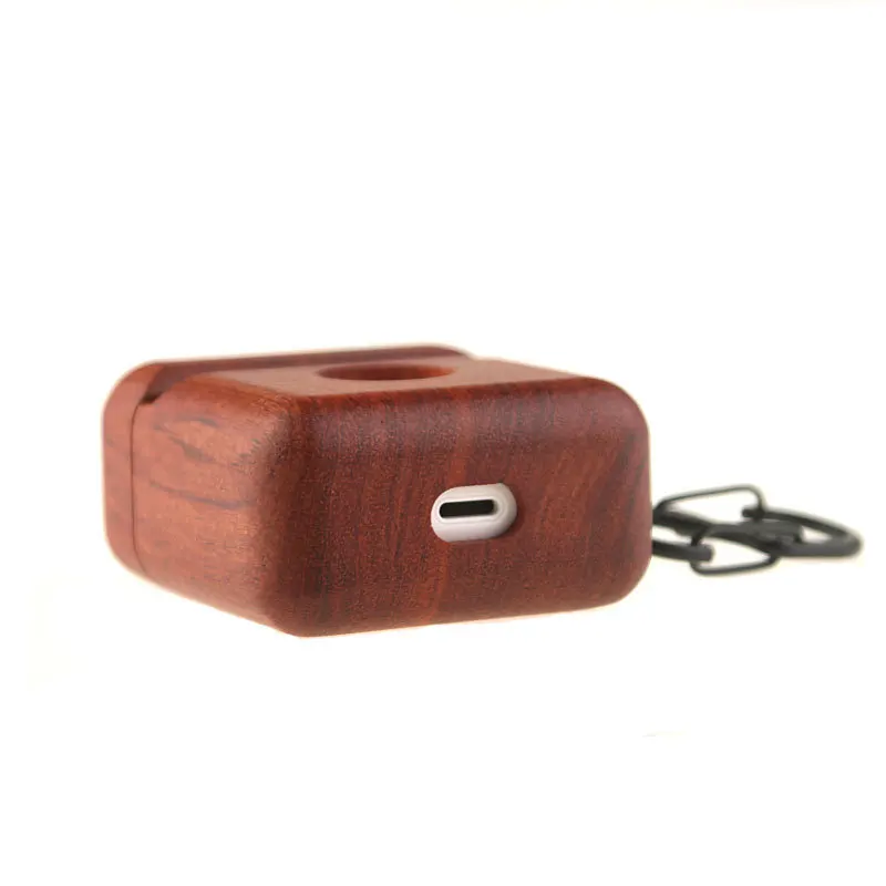 

airpods pro all-inclusive wooden bluetooth earphone protective cover 1 2 3generation wooden earphone shell customization