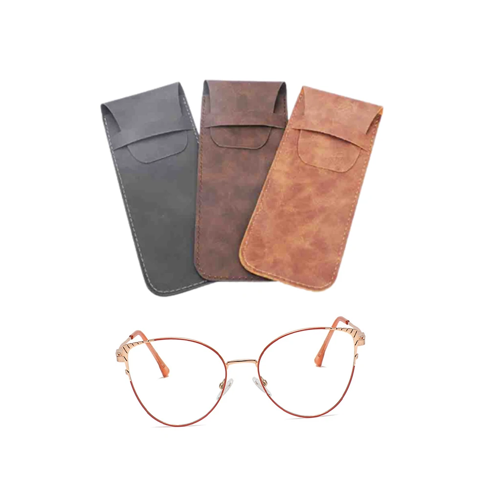 Модный Чехол для очков из искусственной кожи чехол солнцезащитных простой