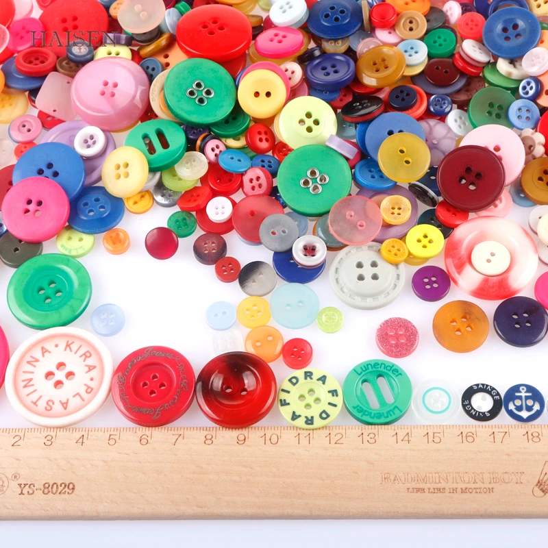 Пуговицы из смолы для скрапбукинга 2 4 отверстия 600 шт.|Пуговицы| |