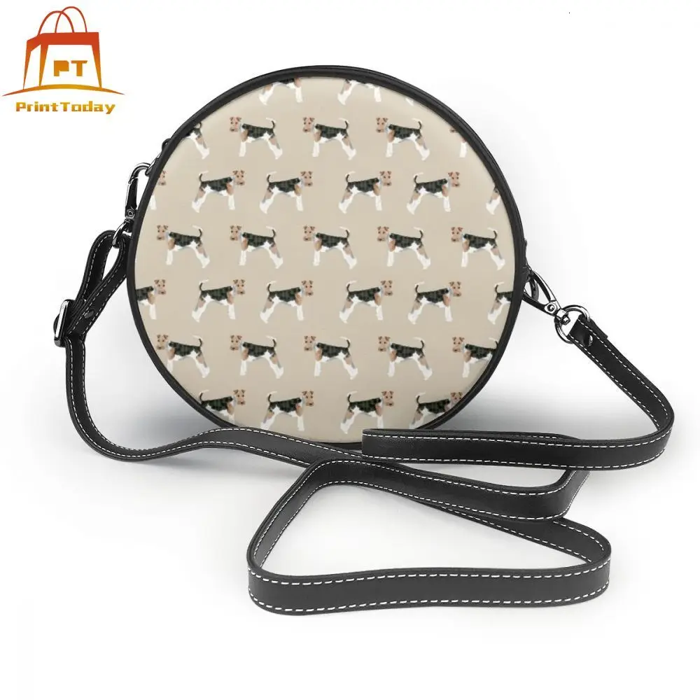 Провода Фокстерьер сумка провода кожаная через плечо Мода Для женщин сумки на