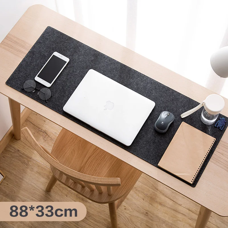 

Felt long thick mouse pad game computer desk mat