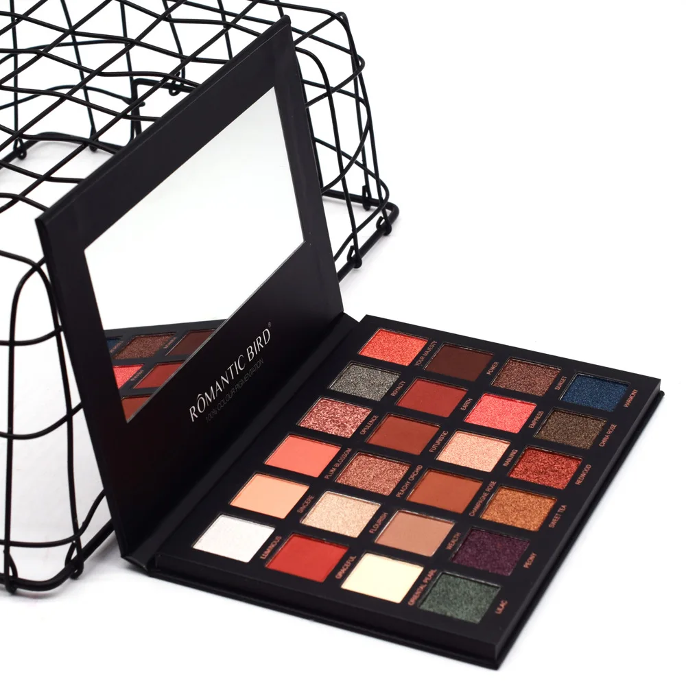 

24 color eyeshadow palette waterproof matte glitter eye shadow primer luminous eyeshadow ladies gift Qual Codigo Rastreio