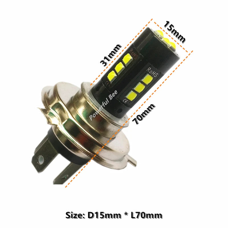 Новая мощность 30 Вт белый 3030SMD Светодиодная лампа для мотоцикла автомобиля