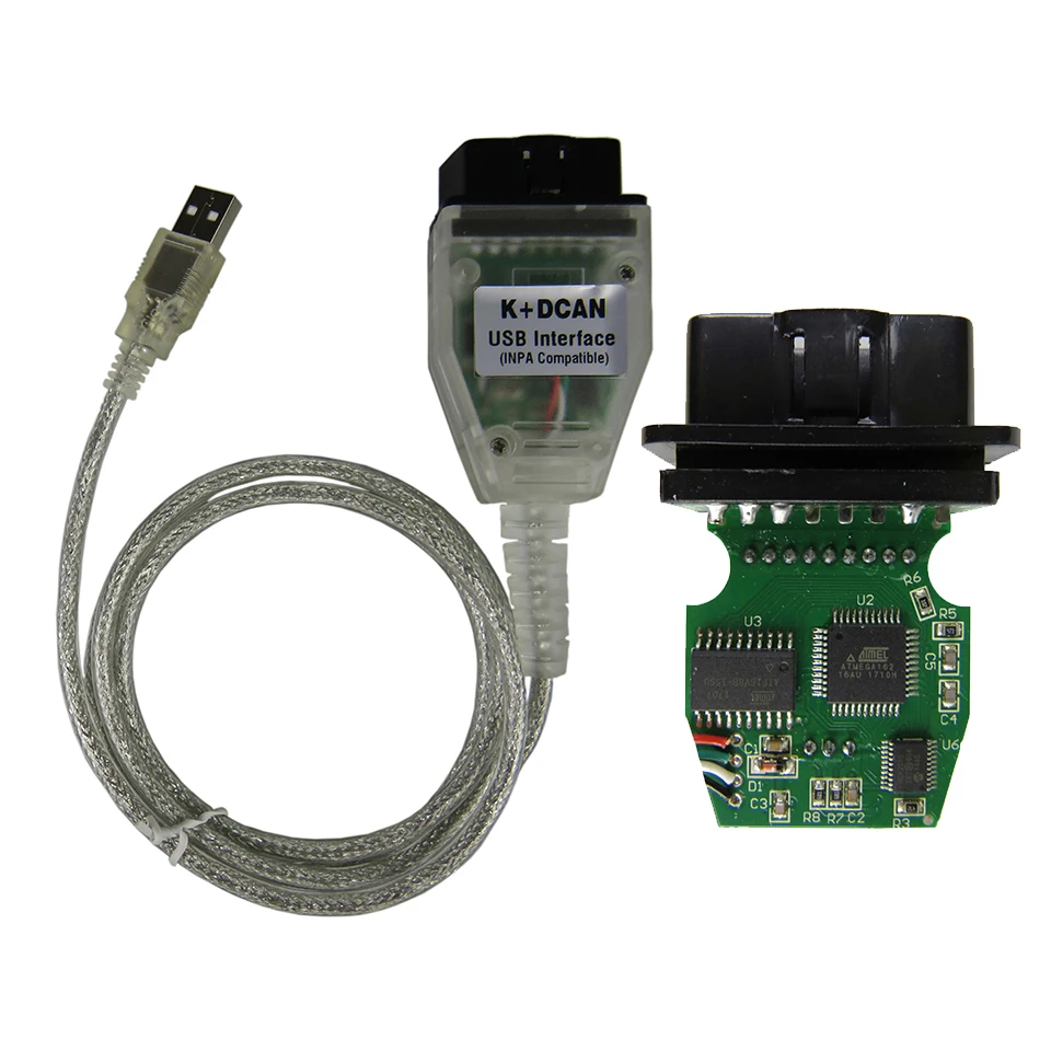 INPA K DCAN + может зарядных порта USB для автомобиля диагностических инструментов FTDI