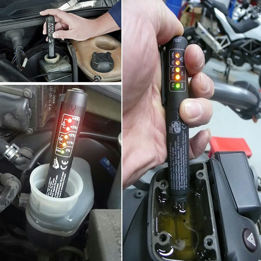 Универсальный тестер тормозной жидкости для BMW F10 F30 E60 Ford Focus 2 3 Fiesta VW Polo Passat B6 KIA Rio