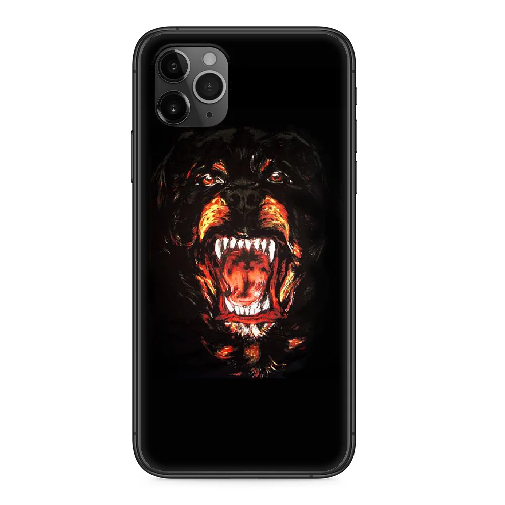 

luxury brand shark dog deer Phone case For iphone 4 4s 5 5S SE 5C 6 6S 7 8 plus X XS XR 11 PRO MAX 2020 black cover trend coque