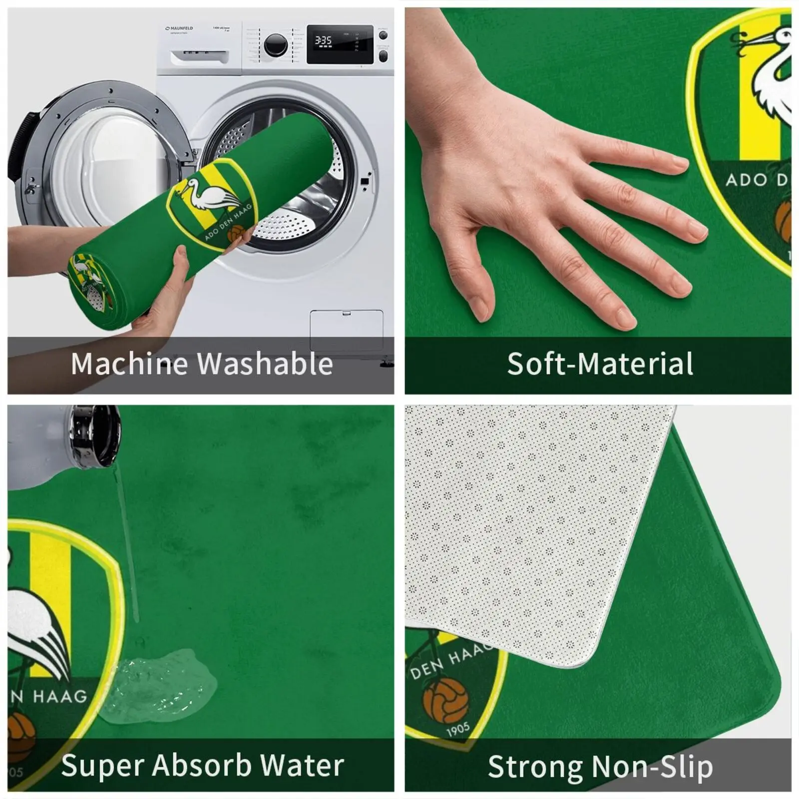 Ado Den Haag 1905 коврик мягкий для игры в футбол