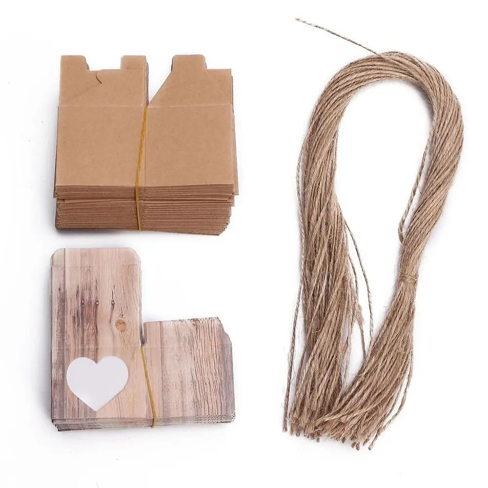 

50 шт. Diy крафт Бумага Коробки благосклонности венчания сладкий торт подарок конфеты печенье коробка сумки Юбилей вечерние праздничные укра...