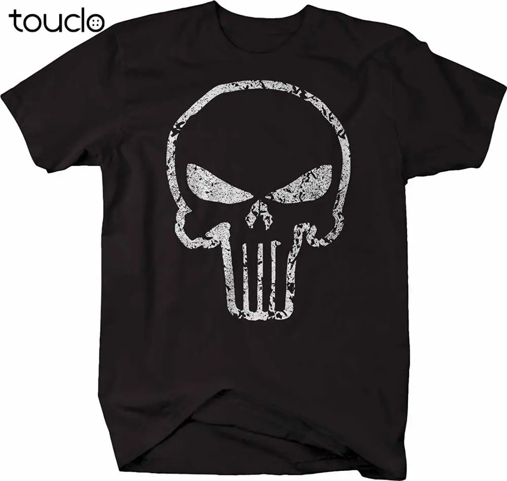 

New Fashion Cotton T-shirt Skull Ghost Shadow American Sniper T-shirt Casual Tee Shirt