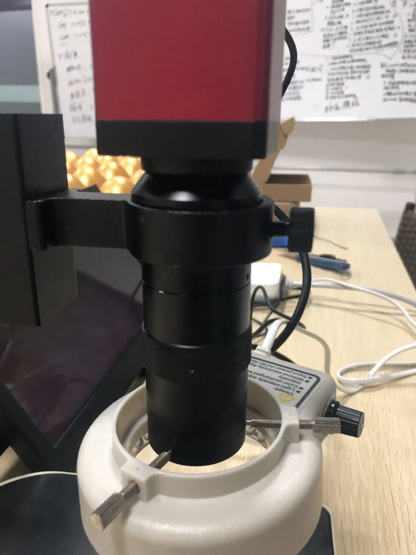 Наборы Цифровых Микроскопов HDMI VGA промышленный микроскоп камера+ 130X C крепление объектива+ светодиодный кольцевой светильник для чип для телефона ремонт микро скап