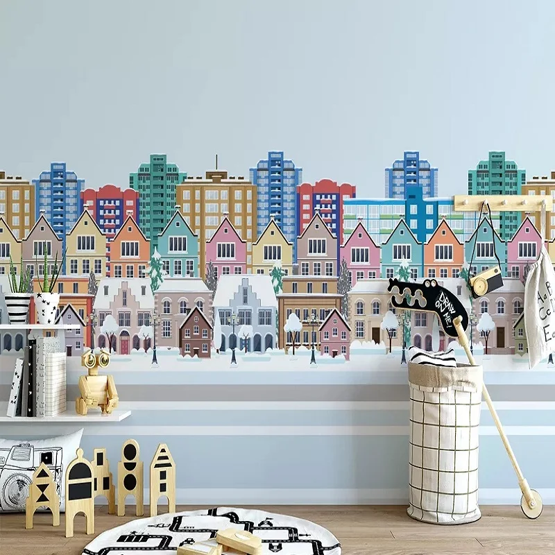 Большие настенные 3D обои на заказ Скандинавский современный мультяшный