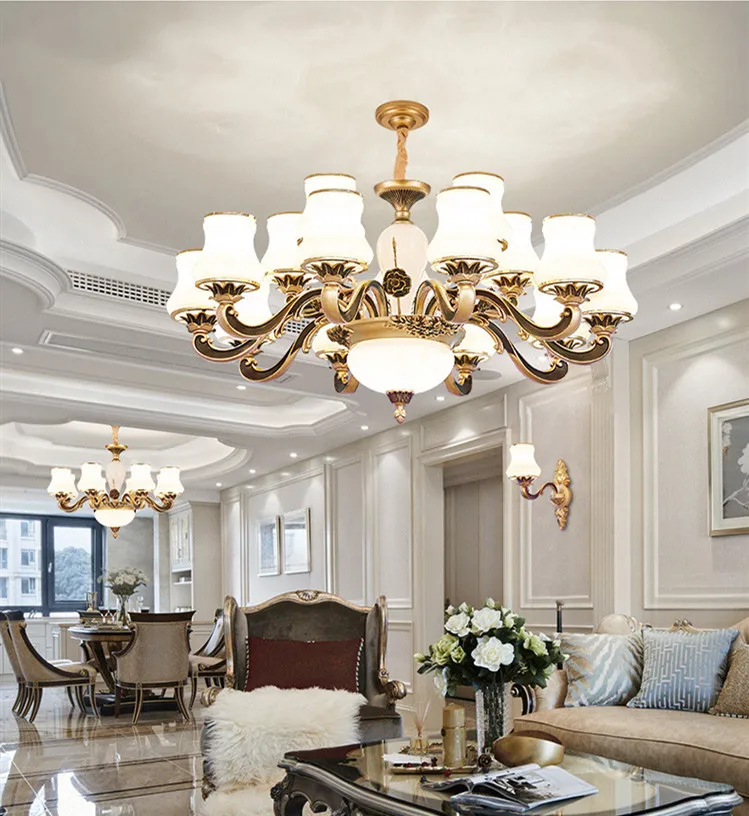 51 Off ヨーロッパスタイルシャンデリアリビングルームランプクリエイティブ寝室ダイニングルームクリスタル照明高級豪華リビング ルームのシャンデリア