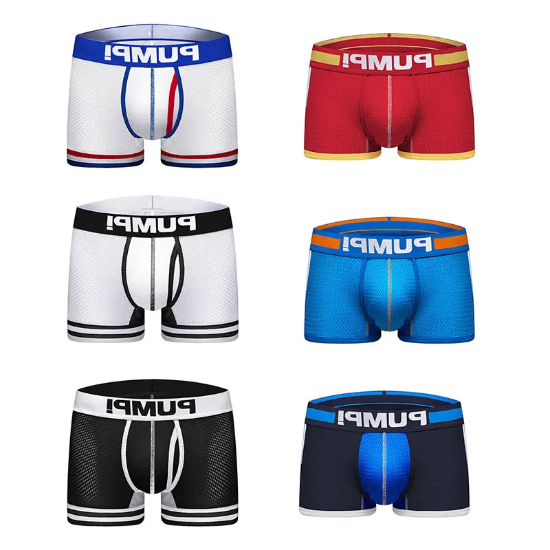 

6Pcs Letter Sexy Man's underwear Boxer Shorts Soft Free Shipping Mens Boxershorts Underware Boxers Male Lingeries 2021