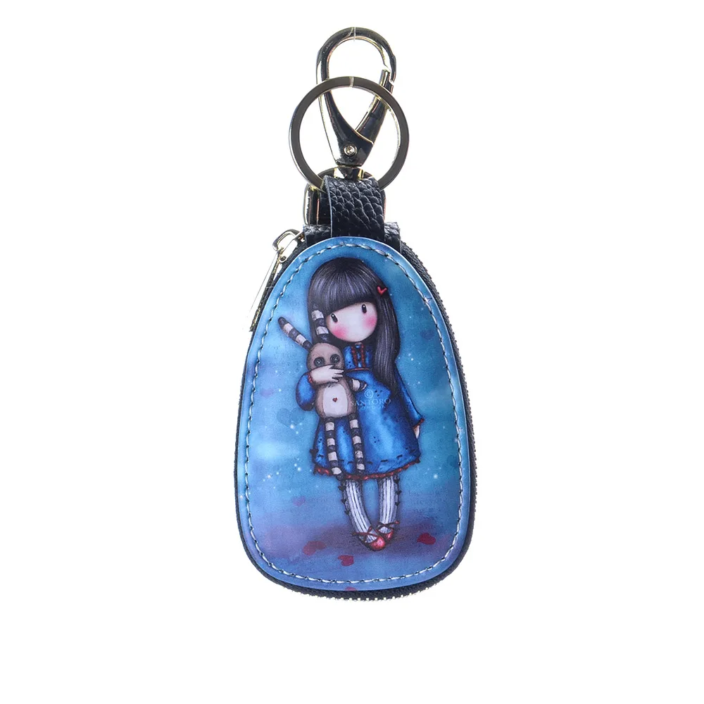 

General Car Key Case Lighter Bag Cartoon Pattern Zipper Protective Sleeve Unisex Key Case Coin Purse Bag