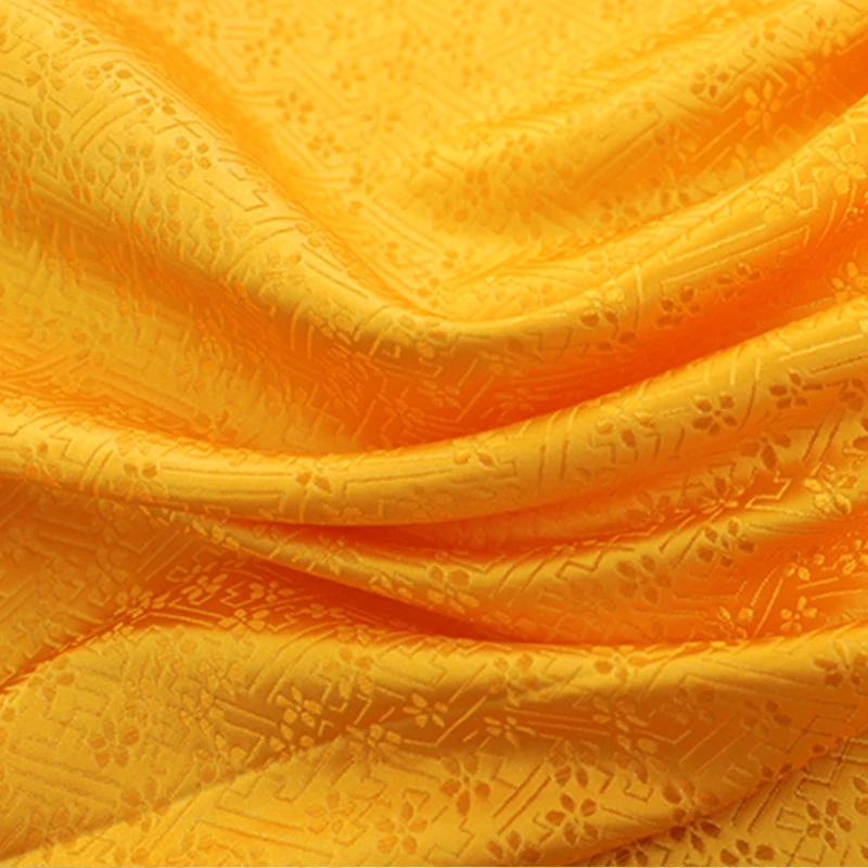 Цветочная ткань парча жаккардовая нейлон для платья материал шитья |