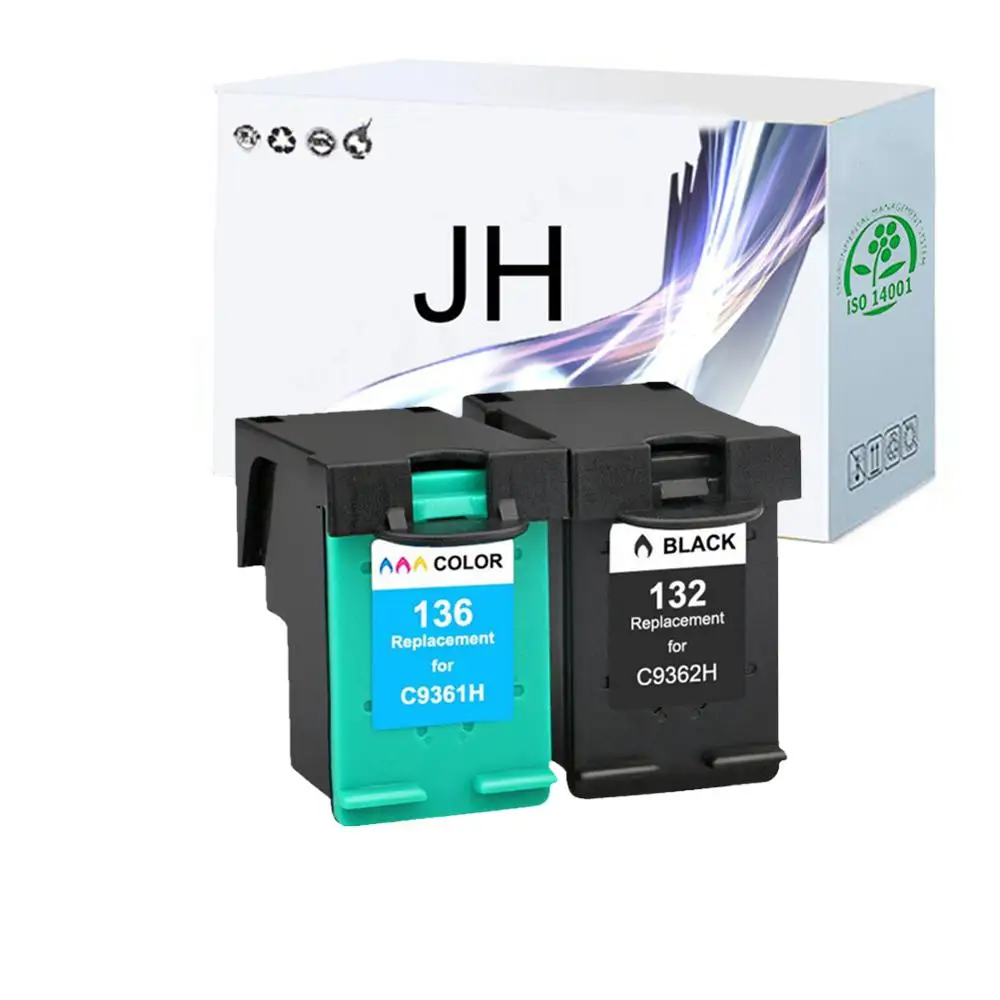 Чернильный картридж для принтера HP132 136 сменный 132 Photosmart 2573 C3183 Officejet 6213 PSC 5443 D4163