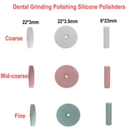 100pcs dental lab pfm crowns resin base grinding polishing wheels burs silicone polishers disk coarse fine 3 types