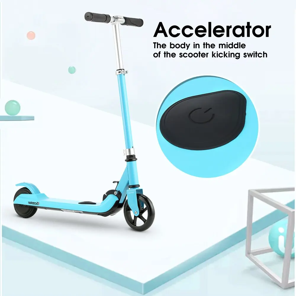 

5 Inch 24V Foldable E-Scooter Mini Electric Scooter For Kids 3 Colors Adjust Height Physical Brake Prevent Bumps