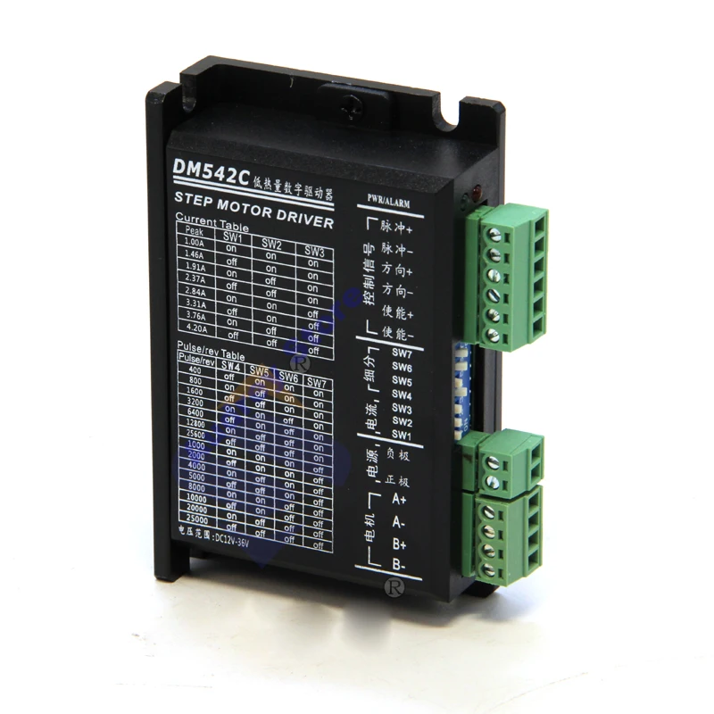 DM542C 4.2A DC12V 36 V can drive 20/28/35/42/57 серия шаговый двигатель Цифровой Драйвер|Драйвер