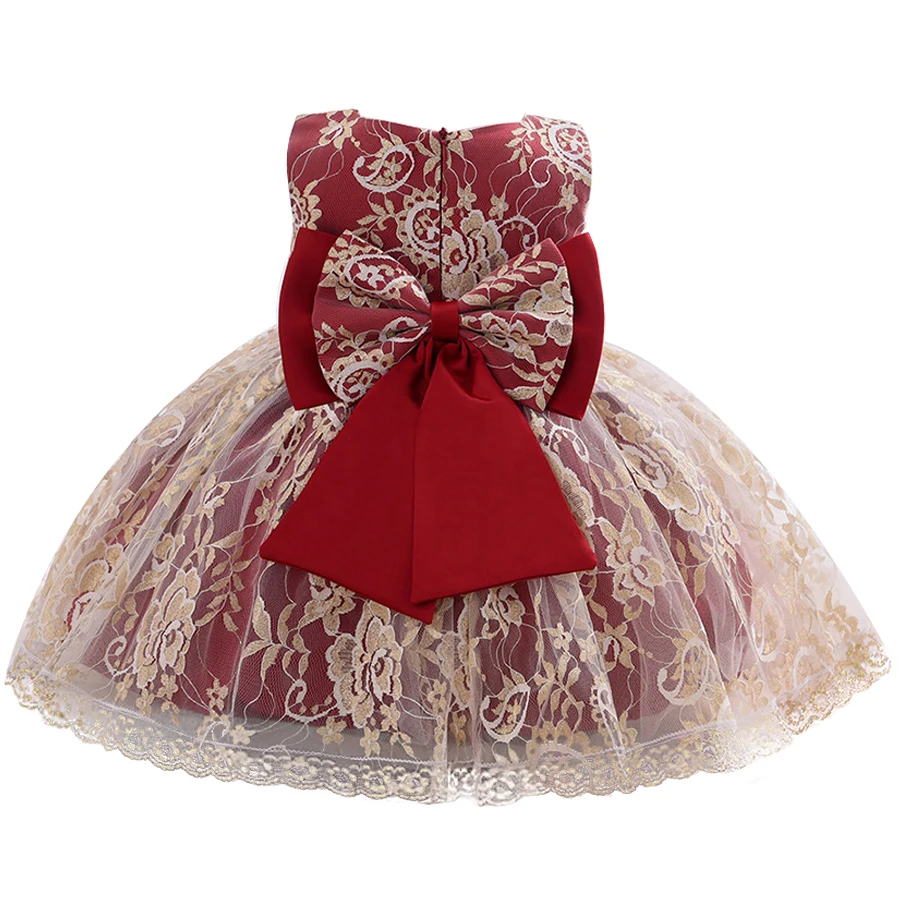 Vestido Neonatal Summer Baby Girl Dress 0-3Years Girls Birthday Dresses flower party princess dress clothes |
