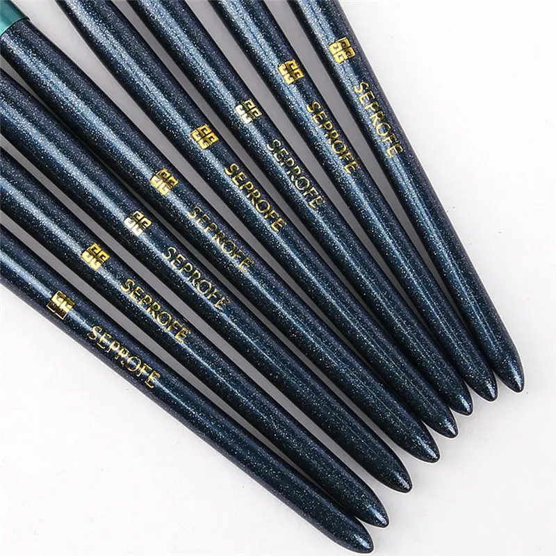 Набор кистей для макияжа 8 шт./лот кисти растушевки теней век подводки ресниц