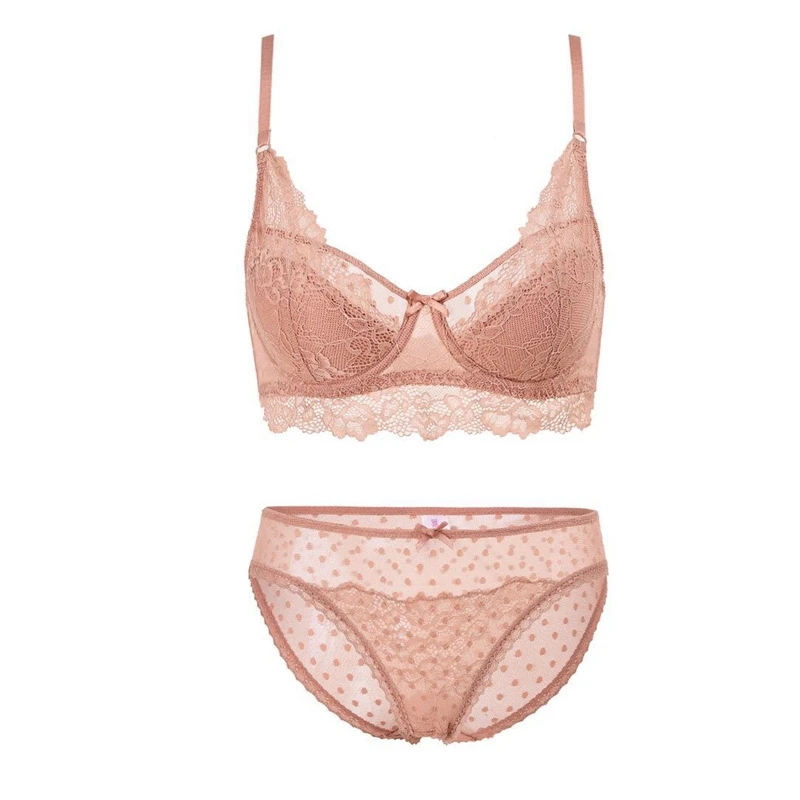 

Push-Up Bra Set French Style Sexy Lace Women's Underwear Set Seamless Soft Underwear Set Comfortable and Breathable Girls Bra