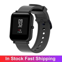 silicone sport watch band for xiaomi huami amazfit bip watch active smart watch strap 20mm watch replacement new strap
