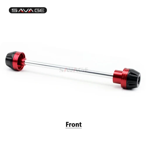 Красный Передняя ось вилка ползунок для DUCATI Hypermotard 950/939/820/SP Hyperstrada Monster 821/1200/R защита от падения мотоцикла - Цвет: Красный