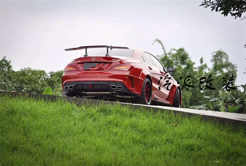 Для Mercedes-Benz CLA W117 CLA180 CLA200 CLA250 CLA260 годов выпуска из углеродного волокна Стиль 2014 и