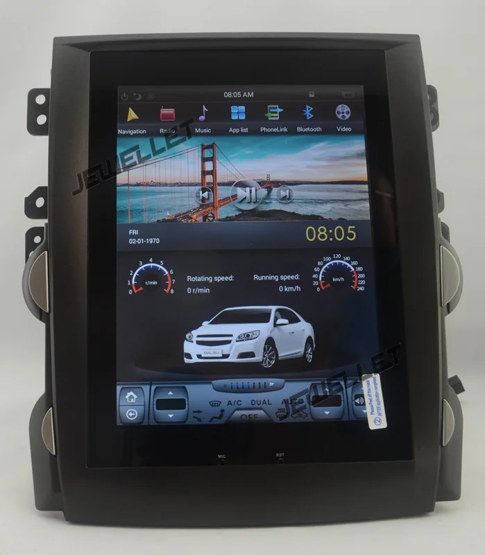 10.4" tesla style vertical screen android 9.0 Six core Car GPS radio Navigation for Chevrolet Holden Malibu 2013-2015 | Автомобили и