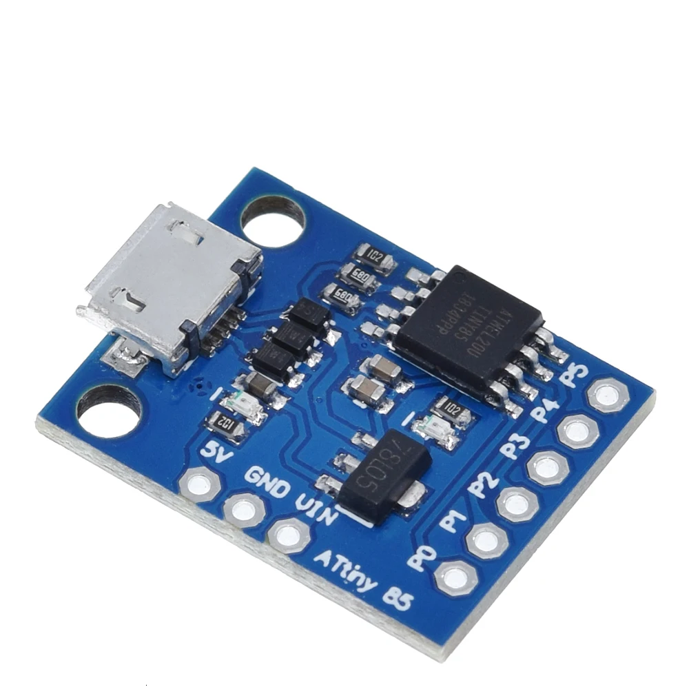 Синий черный TINY85 Digispark Kickstarter микро макетная плата ATTINY85 модуль для Arduino IIC IEC USB