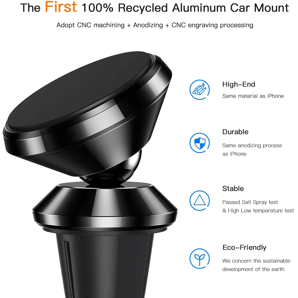 schitec universal magnetic in car mobile phone holder bracket air vent phone mount for phones for apple neodymium magnets free global shipping