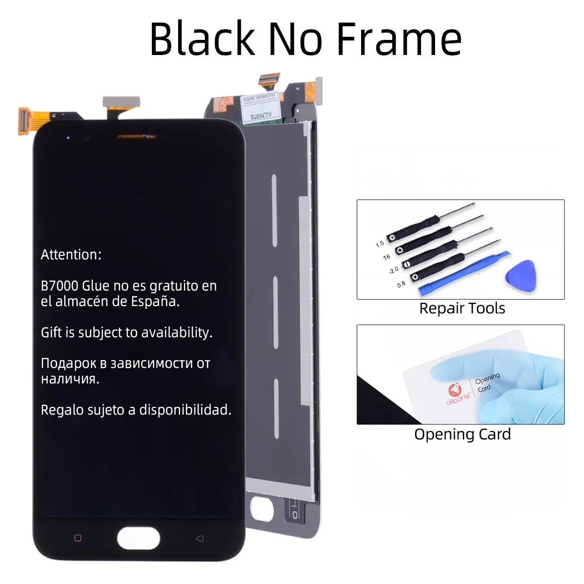 Black No Frame 5,5 ''ЖК-дисплей для OPPO F1S сенсорный экран дигитайзер с рамкой для Oppo F1S ЖК-дисплей A59 A1601 Замена - Цвет: Black No Frame