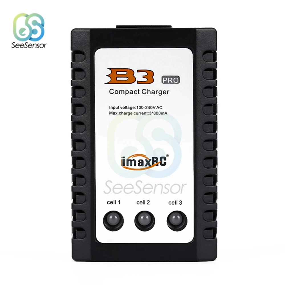 IMaxRC IMAX B3 Pro Compact Charger for 2S 3S Lipo Battery Balance Adapter EU/US Power Plug AC 100V-240V | Обустройство дома