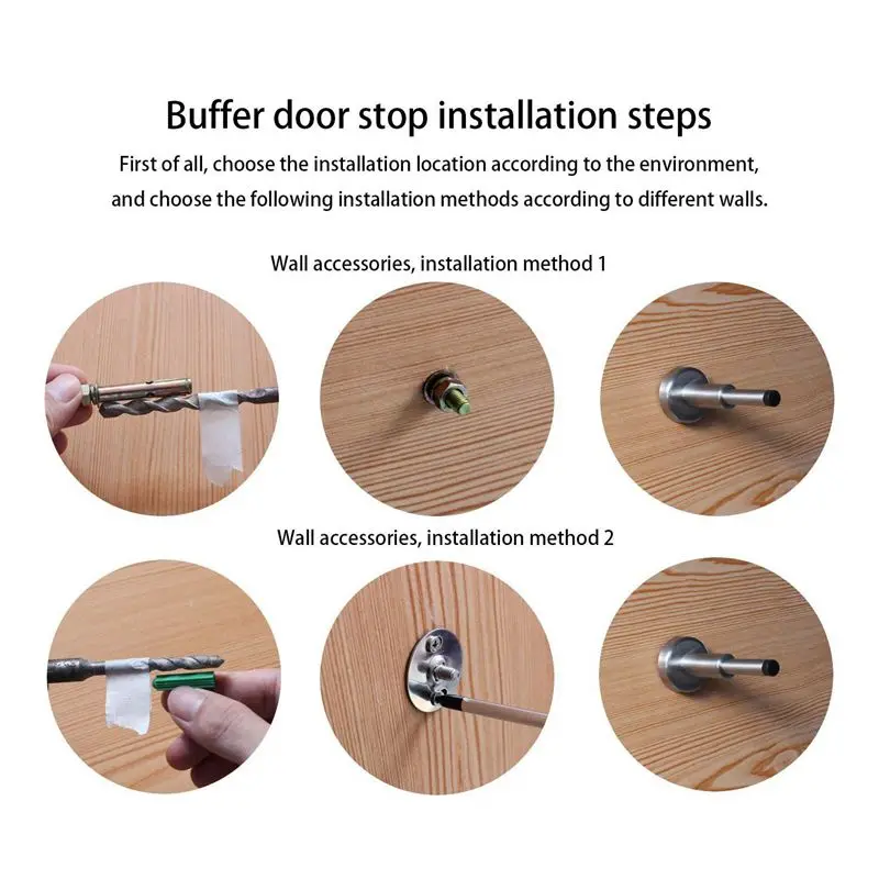 Нержавеющая сталь двери StopperDoor единый Гидравлический Буфер Звукопоглощающая