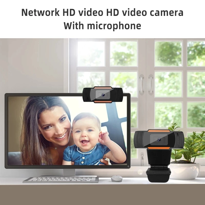 

Webcam 1080P Full HD Web Camera With Microphone USB Plug Web Cam For PC Computer Mac Laptop Desktop YouTube Skype Mini Camera