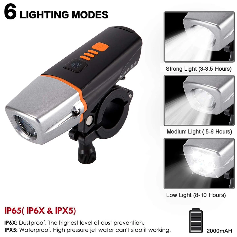 6 светильник режим зондирования велосипед Универсальный Велоспорт s для верховой