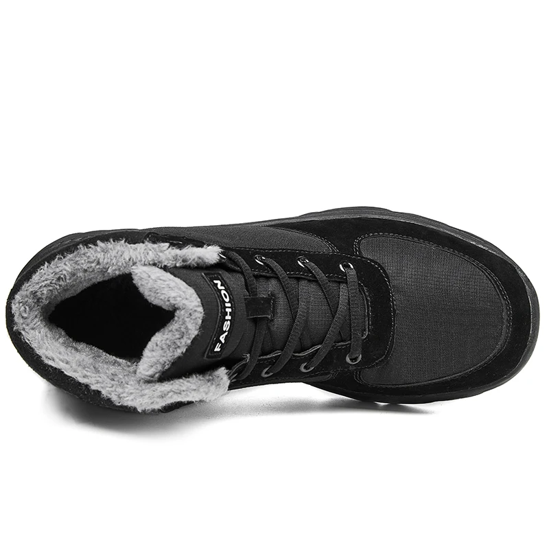 Зимняя мужская обувь уличная Водонепроницаемая походная мужские замшевые