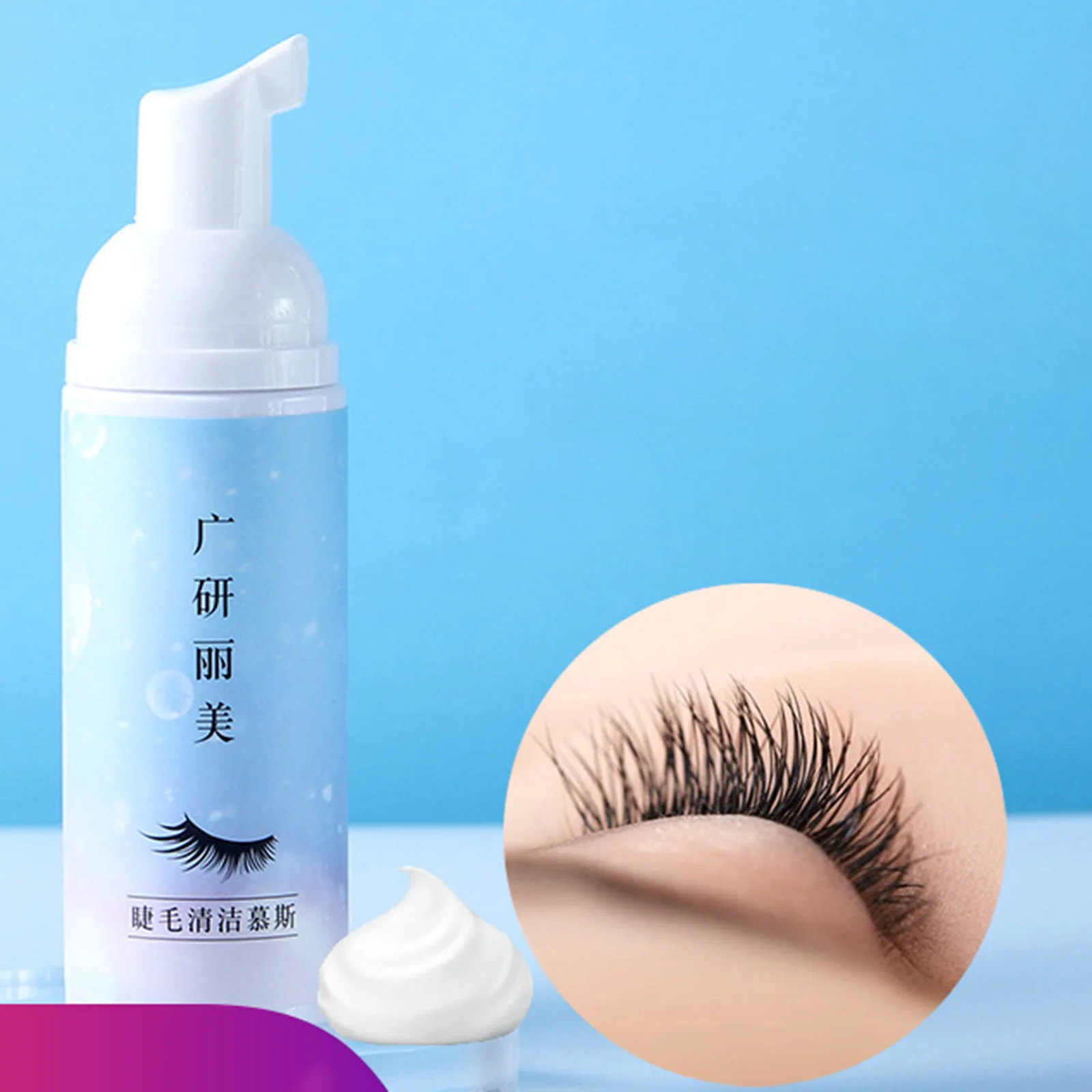 Eyelash Extension Shampoo Foam Cleanser Nourishing Formula for Home use | Красота и здоровье