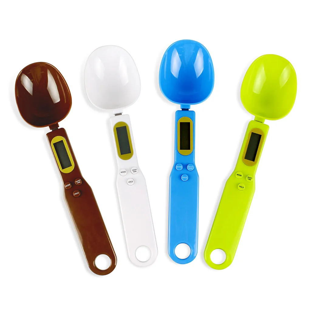 

500g/0.1g Electronic Weighted LCD Display Spoon Kitchen Scale G Measuring Spoons Three Functions Baking Spoon Scale