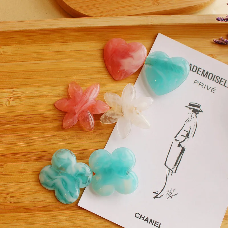 Корейские модные градиентные фиолетовые Звездные заколки для волос в форме