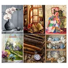 Алмазная 5D Вышивка Орхидея, Набор для вышивки крестиком по номерам, полная выкладка, креативные подарки, домашний декор